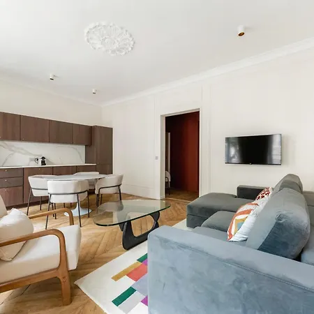 Luxury 3 Bedrooms - 3 Bathrooms - Ac - Montmartre - Opera Апартаменты Париж